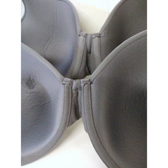 Vanity Fair WM 38DD Set (2) Bras Gray Underwire Adjustable Straps Side Smoothing - Picture 6 of 7